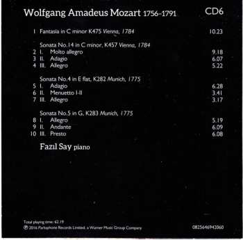 6CD/Box Set Wolfgang Amadeus Mozart: Complete Piano Sonatas