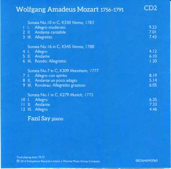 6CD/Box Set Wolfgang Amadeus Mozart: Complete Piano Sonatas
