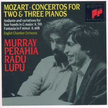 CD Wolfgang Amadeus Mozart: Concertos For Two & Three Pianos - Andante And Variations For Four Hands In C Major, K. 501 - Fantasia In F Minor, K. 608