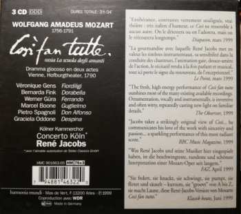 3CD/Box Set Wolfgang Amadeus Mozart: Così Fan Tutte