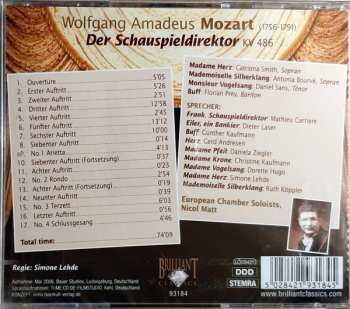 CD Wolfgang Amadeus Mozart: Der Schauspieldirektor KV 486