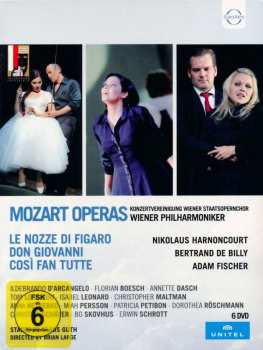 6DVD Wolfgang Amadeus Mozart: Die "da Ponte-opern"