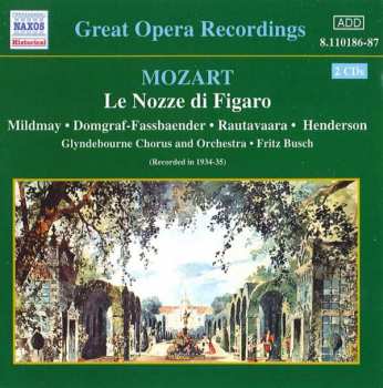 2CD Wolfgang Amadeus Mozart: Le Nozze Di Figaro