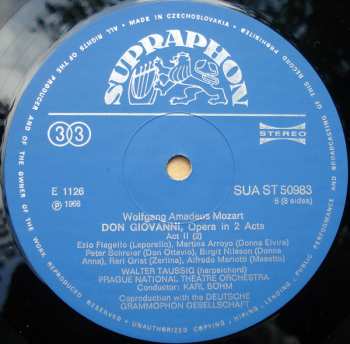 4LP/Box Set Wolfgang Amadeus Mozart: Don Giovanni, Opera In 2 Acts