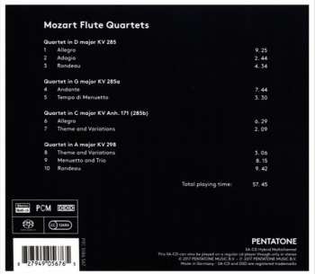 SACD Wolfgang Amadeus Mozart: Flute Quartets