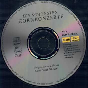 2CD Robert Schumann: Die Schönsten Hornkonzerte