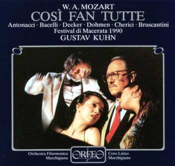 3CD Wolfgang Amadeus Mozart: Così Fan Tutte