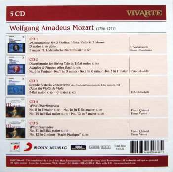5CD/Box Set Various: Divertimentos • Adagios & Fugues • Grande Sestetto Concertante Etc.