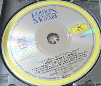 2CD/Box Set Wolfgang Amadeus Mozart: Lieder - Kanons - Arien - Songs - Canons - Arias - Chants - Canons- Airs