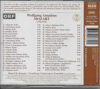 CD Wolfgang Amadeus Mozart: London Sketchbook (1764/5), Minuets ∙ Contradanses Completions Of Mozart's Earliest Sketches And Fragments