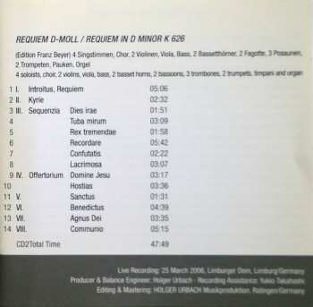 2CD Wolfgang Amadeus Mozart: Mass In C Minor • Requiem