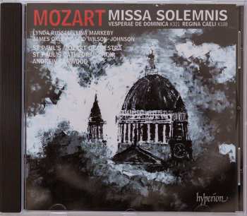 CD Wolfgang Amadeus Mozart: Missa Solemnis - Vesperae De Domenica K321 - Regina Caeli K108