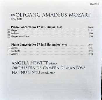 CD Wolfgang Amadeus Mozart: Piano Concertos Nos 17 & 27