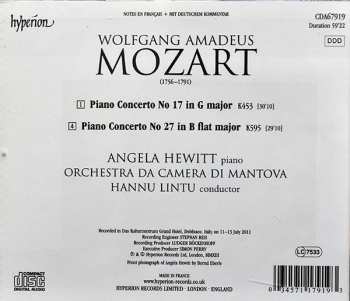 CD Wolfgang Amadeus Mozart: Piano Concertos Nos 17 & 27