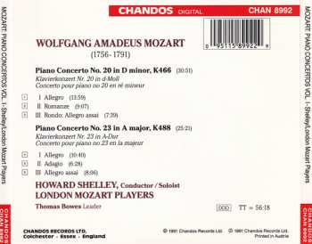 CD Wolfgang Amadeus Mozart: Piano Concertos Vol. 1 - No. 20 K466 - No. 23 K488
