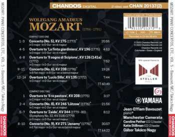 2CD Wolfgang Amadeus Mozart: Piano Concertos, Vol. 5