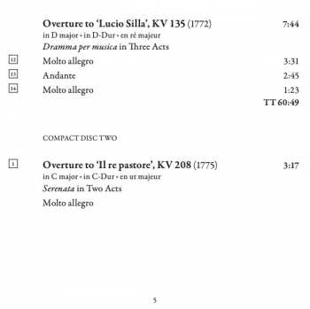 2CD Wolfgang Amadeus Mozart: Piano Concertos, Vol. 5