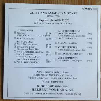 CD Herbert von Karajan: Requiem