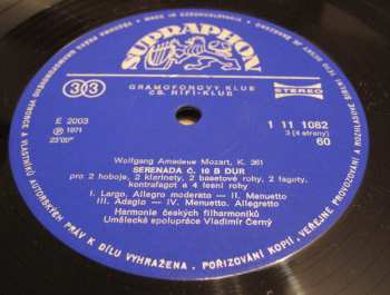 2LP/Box Set Wolfgang Amadeus Mozart: Serenády A Divertimenta Pro Dechové Nástroje (2xLP + BOX + BOOKLET)