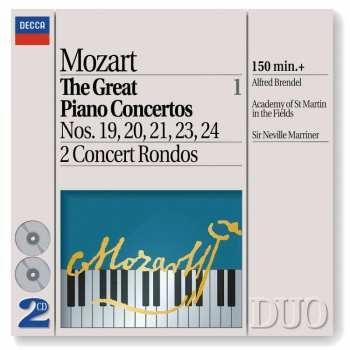 2CD Wolfgang Amadeus Mozart: The Great Piano Concertos Vol. 1