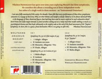 2CD Wolfgang Amadeus Mozart: The Last Sinfonies  Mozart's Instrumental Oratorium