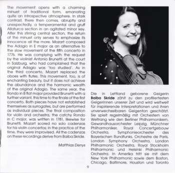 2CD Wolfgang Amadeus Mozart: Violin Concertos Nos. 1–5