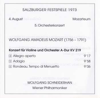2CD/Box Set Arthur Grumiaux: Violinkonzert A-Dur KV 219