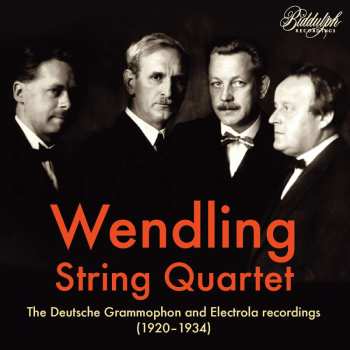 2CD Wendling-Streich-Quartett: The Deutsche Grammophon And Electrola Recordings (1920-1934) / The Anker Recordings (1913)