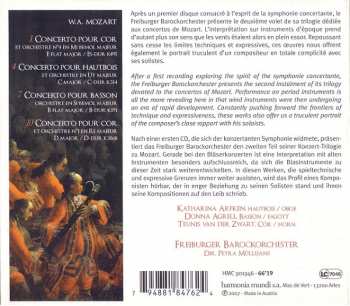 CD Wolfgang Amadeus Mozart: Wind Concertos = Concertos Pour Vents (Horn Concertos Nos.1 & 4 / Bassoon & Oboe Concertos K191 & 314)