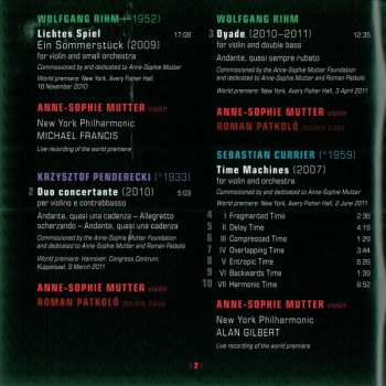CD The New York Philharmonic Orchestra: Lichtes Spiel / Time Machines