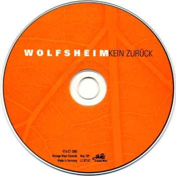 CD Wolfsheim: Kein Zurück