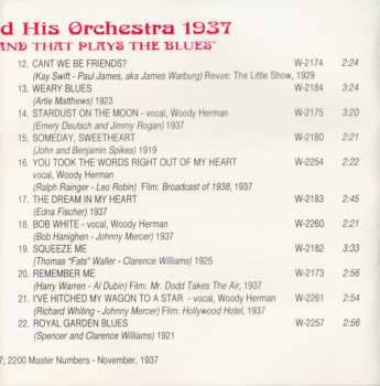 CD Woody Herman And His Orchestra: The Formative Years Of "The Band That Plays The Blues"