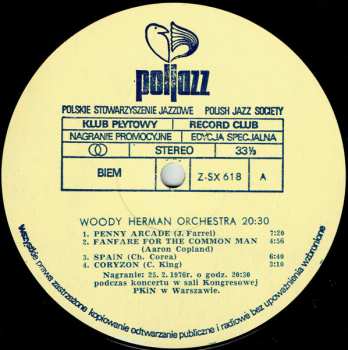 LP Woody Herman And His Orchestra: 20:30