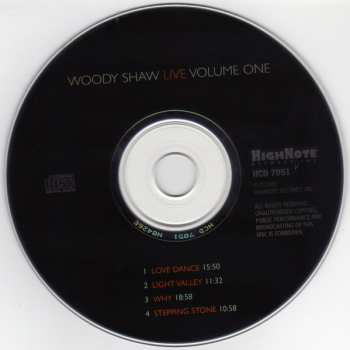 CD Woody Shaw: Live Volume One