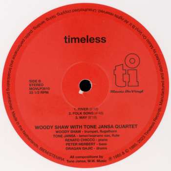 LP Woody Shaw: Woody Shaw With Tone Jansa Quartet CLR | LTD | NUM
