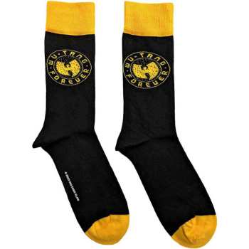 Merch Wu-Tang Clan: Wu-tang Clan Unisex Ankle Socks: Forever (black) (uk Size 4 - 7) 36 - 42