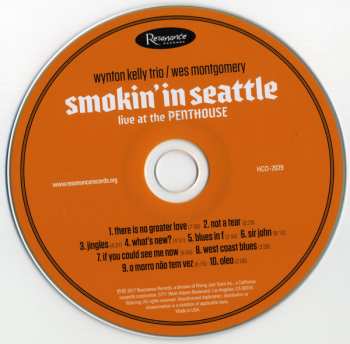 CD Wes Montgomery: Smokin' In Seattle Live At The Penthouse 