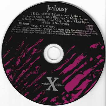 CD X Japan: Jealousy LTD