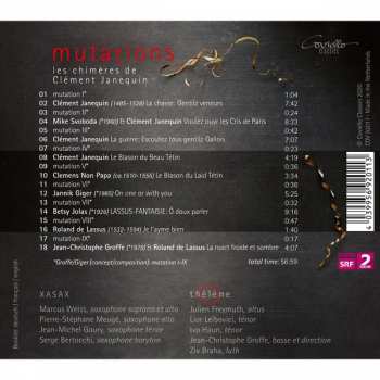 CD Thélème: Mutations: Les Chimères de Clément Janequin