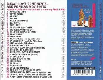 CD Xavier Cugat And His Orchestra: Cugat Plays Continental And Popular Movie Hits