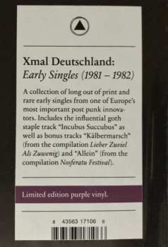 LP X Mal Deutschland: Early Singles (1981 - 1982) CLR | LTD
