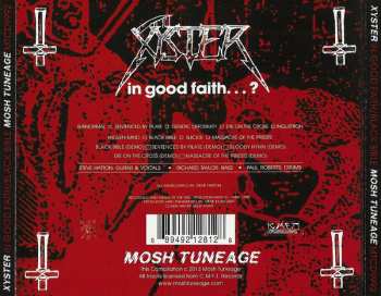 CD Xyster: In Good Faith...?