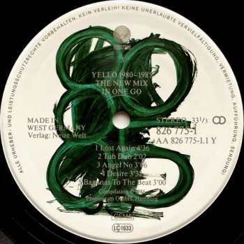 2LP Yello: 1980 - 1985 The New Mix In One Go
