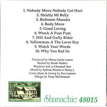 CD Yellowman: Nobody Move Nobody Get Hurt