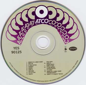 CD Yes: 90125