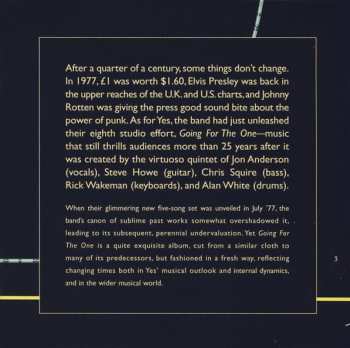 CD Yes: Going For The One