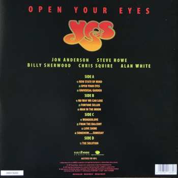 2LP Yes: Open Your Eyes LTD | NUM | CLR