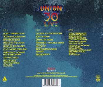 2CD/DVD Yes: Union 30 Live - Shoreline Amphitheatre, California, August 8th 1991