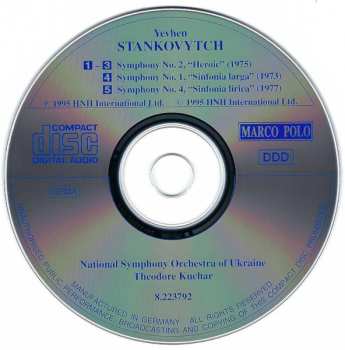 CD National Symphony Orchestra Of Ukraine: Symphonies Nos. 1 "Larga", 2 "Heroic" And 4 "Lirica"