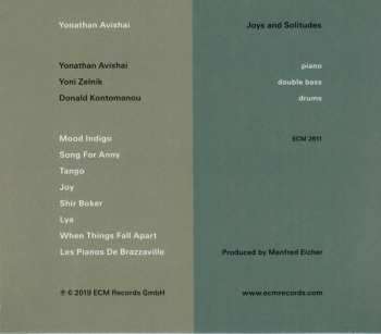 CD Yonathan Avishai: Joys And Solitudes